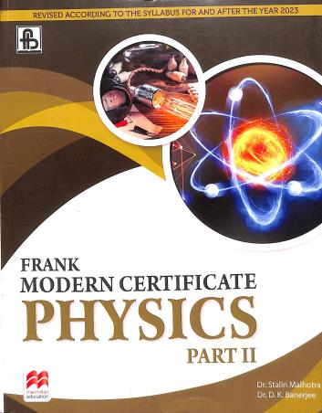Book cover number 1 for Frank Modern Certificate Physics Part 2 Class 10 (2023) written by Stalin Malhotra published by Frank Bros. & Co.