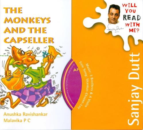 Book cover number 1 for The Monkeys And the Capseller (Karadi Tales) Audiobook written by Anushka Ravishankar, Malavika P. C. published by Karadi