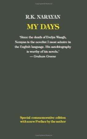 Book cover number 1 for My Days : A Memoir written by R. K. Narayan published by Penguin Books