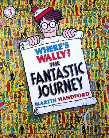 Book cover number 1 for Where's Wally The Fantastic Journey (Where's Wally Book 3) written by Martin Handford published by Penguin Books