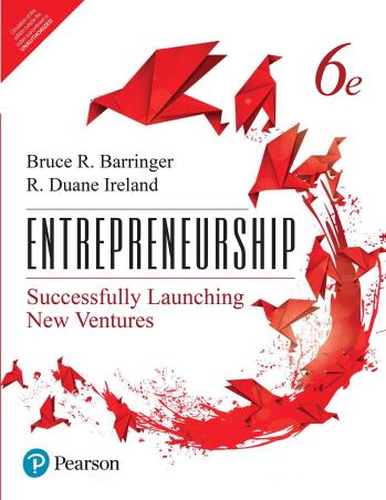 Book cover number 1 for Entrepreneurship : Successfully Launching New Ventures written by Bruce R. Barringer, R. Daune Ireland published by Pearson Education