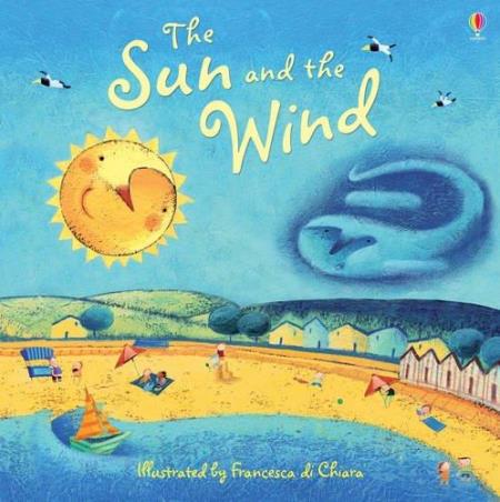 Book cover number 1 for Usborne First Reading : The Sun And The Wind written by Mairi MacKinnon published by Usborne