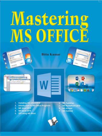 Book cover number 1 for Mastering MS Office written by Bittu Kumar published by V&S Publishers