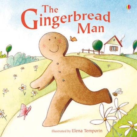 Book cover number 1 for Usborne First Reading : The Gingerbread Man written by Mairi MacKinnon published by Usborne