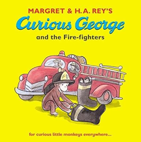 Book cover number 1 for Curious George And The Fire Fighters written by Margret Rey published by Penguin Books