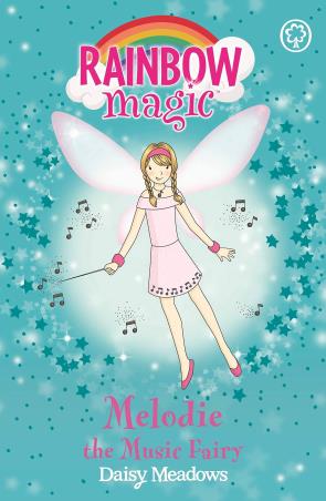 Book cover number 1 for Melodie The Music Fairy (Rainbow Magic) written by Daisy Meadows published by Orchard Books