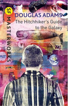 Book cover number 1 for The Hitchhiker's Guide To The Galaxy written by Douglas Adams published by Gateway Publishing House