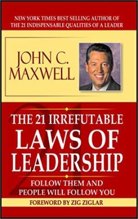 Book cover number 1 for The 21 Irrefutable Law Of Leadership written by John C. Maxwell published by Maanu Graphics Publishers