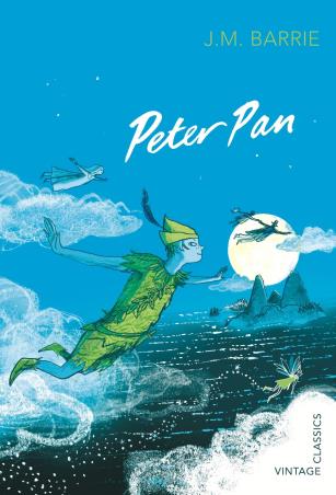 Book cover number 1 for Peter Pan written by J. M. Barrie published by Vintage