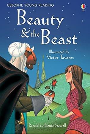Book cover number 1 for Usborne Young Reading : Beauty And The Beast written by Louie Stowell published by Usborne