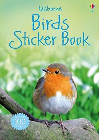 Book cover number 1 for Birds Sticker Book written by Phillip Clarke published by Usborne