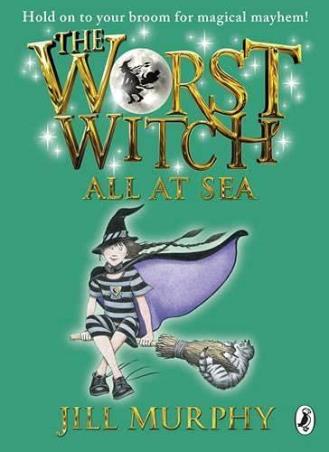 Book cover number 1 for The Worst Witch All At Sea written by Jill Murphy published by Puffin