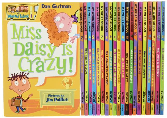 Book cover number 1 for My Weird School 21-Book Box Set written by Dan Gutman published by Harper Collins Publishers