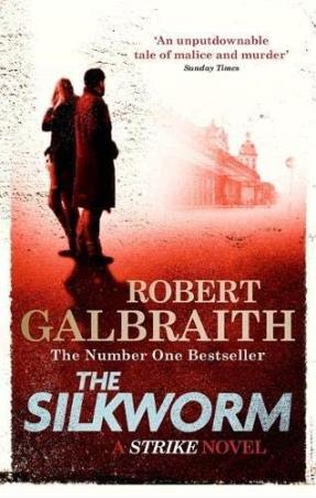 Book cover number 1 for The Silkworm written by Robert Galbraith published by Sphere