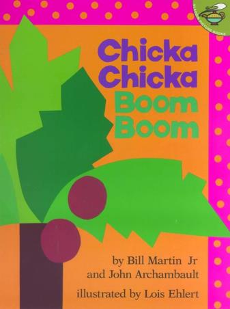Book cover number 1 for Chicka Chicka Boom Boom written by Bill Martin Jr, John Archambault published by Simon & Schuster