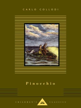 Book cover number 1 for Pinocchio written by Carlo Collodi published by Everyman's Library