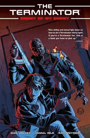 Book cover number 1 for The Terminator: Enemy Of My Enemy written by Dan Jolley published by Dark Horse Books