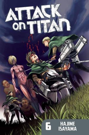 Book cover number 1 for Attack on Titan 6 written by Hajime Isayama published by Kodansha Comics