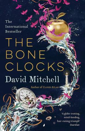 Book cover number 1 for The Bone Clocks written by David Mitchell published by Sceptre