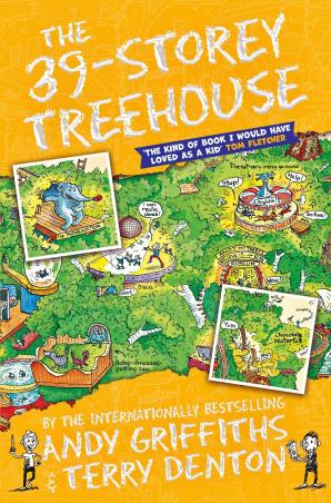 Book cover number 1 for The 39-Storey Treehouse written by Andy Griffiths published by Pan Macmillan
