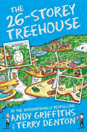 Book cover number 1 for The 26-Storey Treehouse written by Andy Griffiths published by Macmillan India Limited