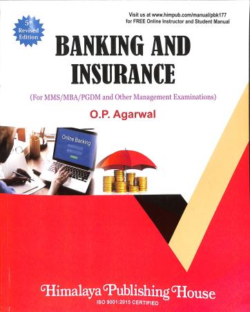 Book cover number 1 for Banking And Insurance written by O. P. Agarwal published by Himalaya Publishing House