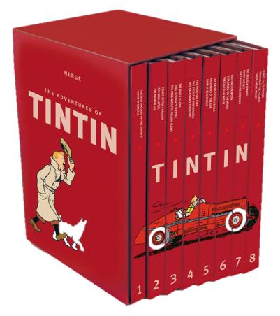 Book cover number 1 for Tintin Box Set : Red (Set of 8 Books) written by Herge published by Harper Collins Publishers