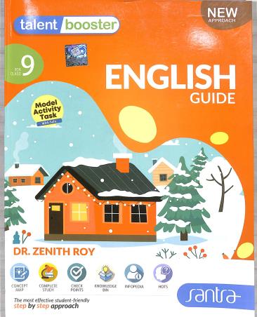 Book cover number 1 for Talent Booster English Guide Class 9 written by Zenith Roy published by Santra Publication Pvt. Ltd