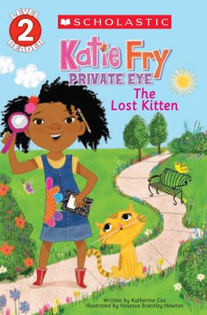 Book cover number 1 for Katie Fry Private Eye - The Lost Kitten Level 2 written by Katherine Cox published by Red Fox