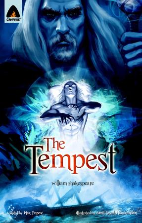 Book cover number 1 for The Tempest written by William Shakespeare published by Campfire