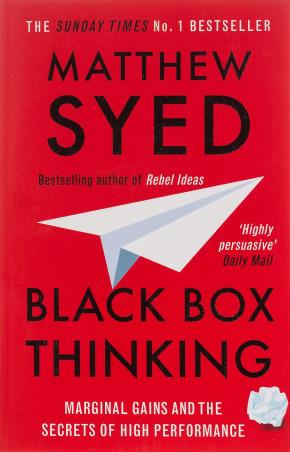 Book cover number 1 for Black Box Thinking written by Matthew Syed published by John Murray