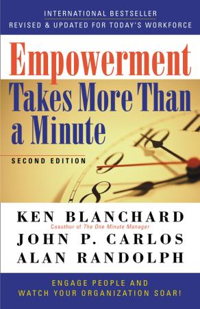 Book cover number 1 for Empowerment Takes More Than A Minute written by Ken Blanchard, John P. Carlos, Alan Randolph published by Berrett-Koehler Publishers
