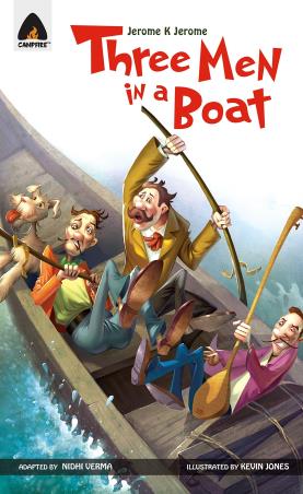 Book cover number 1 for Three Men In A Boat written by Jerome K. Jerome published by Campfire