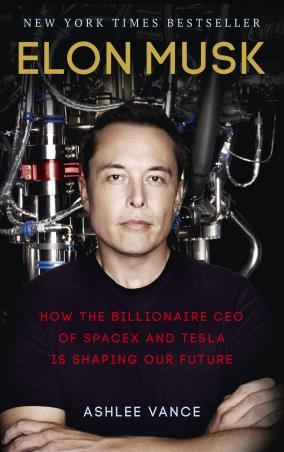 Book cover number 1 for Elon Musk : How The Billionaire CEO Of SpaceX And Tesla Is Shaping Our Future written by Ashlee Vance published by Virgin Books