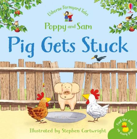 Book cover number 1 for Pig Gets Stuck written by Heather Amery published by Usborne