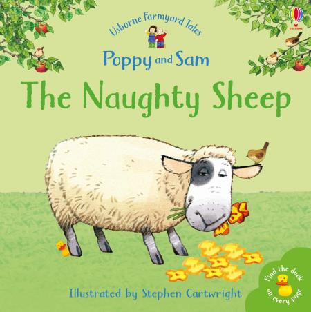 Book cover number 1 for The Naughty Sheep written by Heather Amery published by Usborne