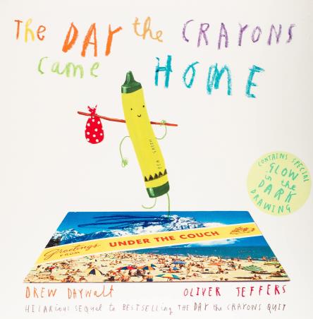 Book cover number 1 for The Day The Crayons Came Home written by Drew Daywalt, Oliver Jeffers published by Harper Collins Publishers