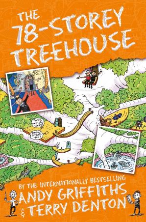 Book cover number 1 for The 78-Storey Treehouse written by Andy Griffiths published by Macmillan India Limited
