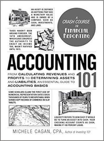 Book cover number 1 for Accounting 101 written by Michele Cagan published by Adams Media