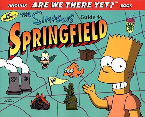 Book cover number 1 for The Simpsons Guide To Springfield written by Matt Groening published by Harper Collins Publishers
