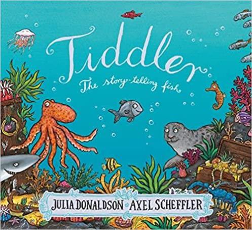 Book cover number 1 for Tiddler written by Julia Donaldson published by Alison Green Books