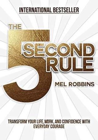 Book cover number 1 for The 5 Second Rule written by Mel Robbins published by Savio Publications Pvt. Ltd.