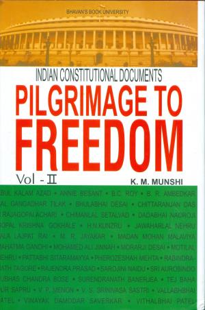 Book cover number 1 for Pilgrimage To Freedom Volume 2 written by K. M. Munshi published by Bharatiya Vidya Bhavan
