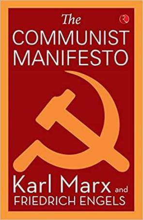 Book cover number 1 for The Communist Manifesto written by Karl Marx, Friedrich Engels published by Rupa Publications India