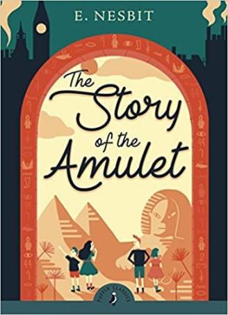 Book cover number 1 for The Story Of The Amulet written by Edith Nesbit published by Puffin
