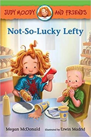 Book cover number 1 for Not-So-Lucky Lefty written by Megan McDonald published by Candlewick Press