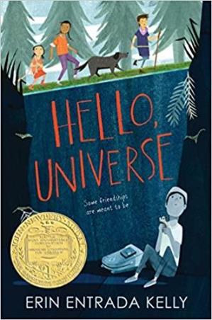 Book cover number 1 for Hello, Universe written by Erin Entrada Kelly published by Greenwillow Books