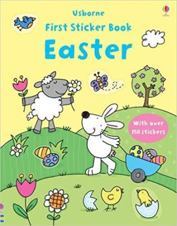 Book cover number 1 for First Sticker Book Easter written by Jessica Greenwell published by Usborne