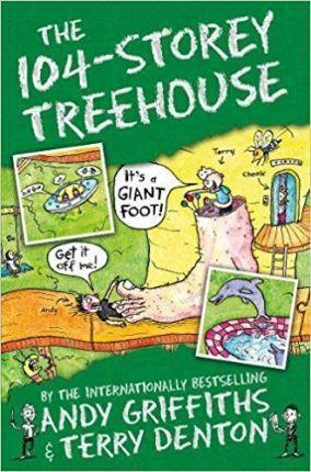 Book cover number 1 for The 104-Storey Treehouse written by Andy Griffiths published by Macmillan India Limited