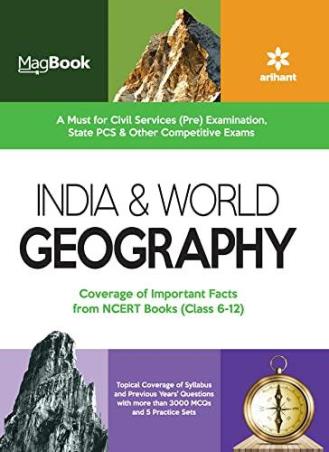 Book cover number 1 for Magbook : India & World Geography written by Vivek Sharma, Deepika Singh published by Arihant Publications (India) Limited